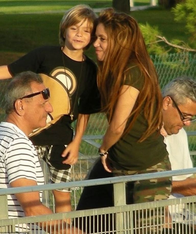 Shakira y sus hijos