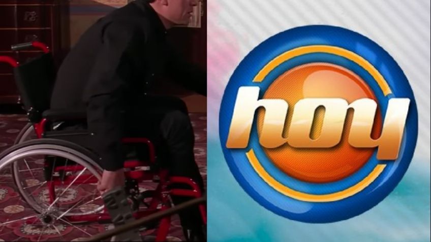 Ciego y divorciado: Tras quedar en silla de ruedas y subir 20 kilos, galán de Televisa llega a 'Hoy'