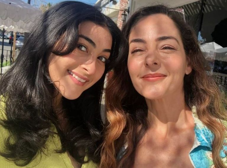 Andrea presumió a su hija