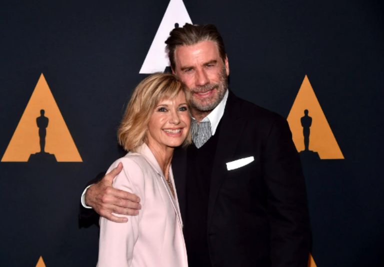 John Travolta y Olivia Newton-John