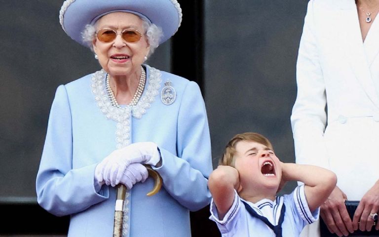 George con Isabel II