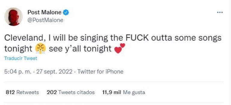 Post Malone vuelve a los escenarios