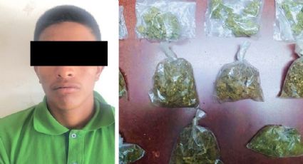 Sonora: Sorprenden a joven de 20 años con mochila cargada con paquetes de marihuana