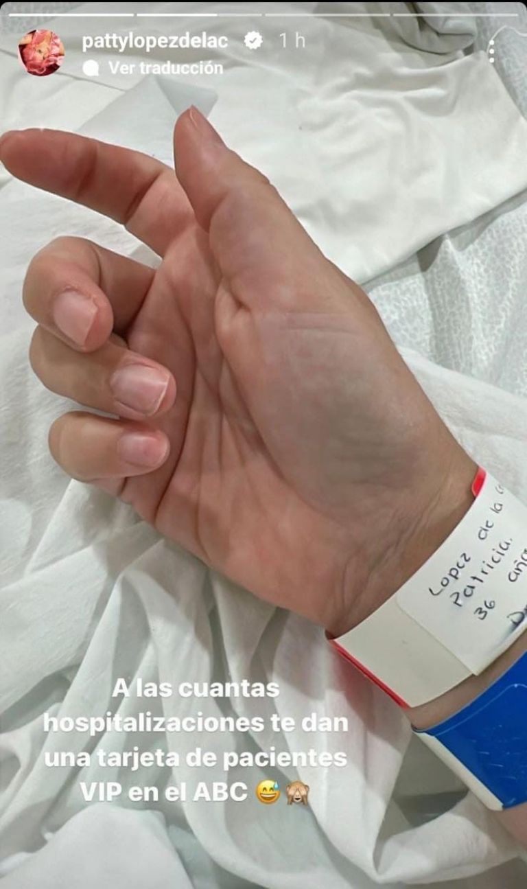 López de la Cerda publicó esta foto para informar sobre su salud