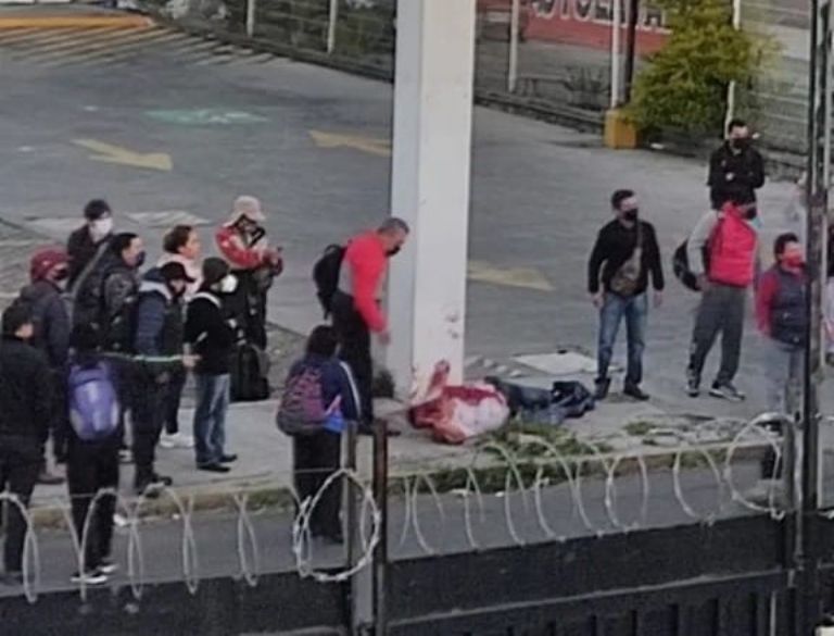 Autoridades atendieron un linchamiento en Puebla. Foto: Twitter