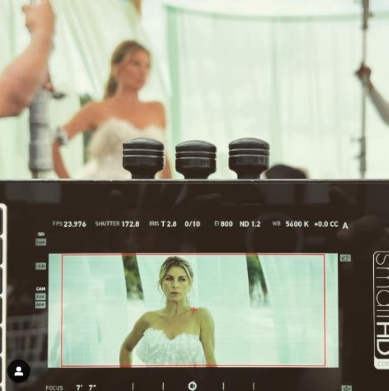 Ludwika Paleta vestida de novia