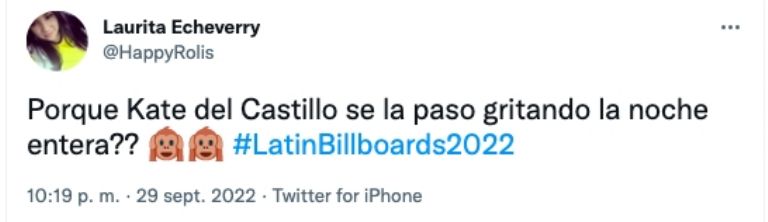 Tuit Kate del Castillo 