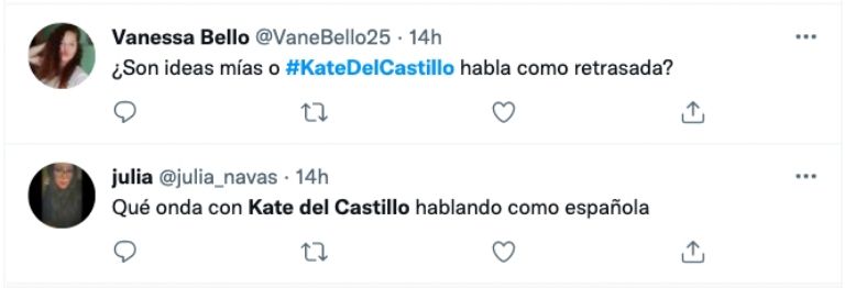 Tuit Kate del Castillo 