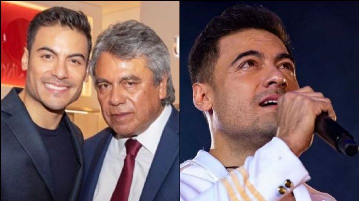 Tras vestirse de luto, Carlos Rivera revela la importante promesa que le hizo a su padre