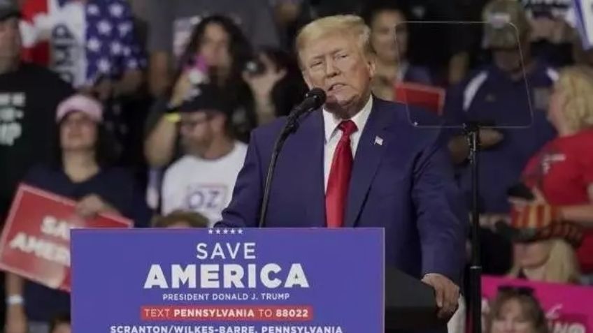 Durante un mitin no oficial de campaña preelectoral, Tump llama "enemigo de Estado" a Biden