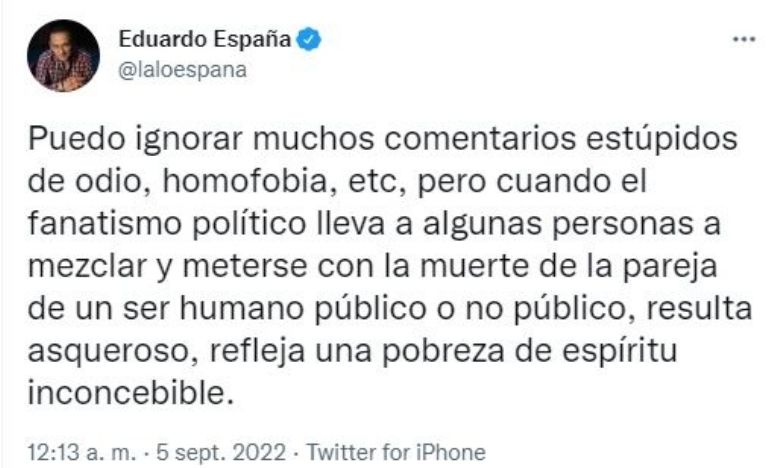 Respuesta de 'Lalo' España