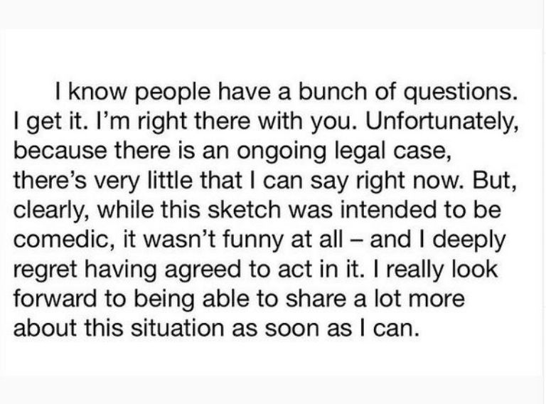 Declaraciones de Tiffany Haddish