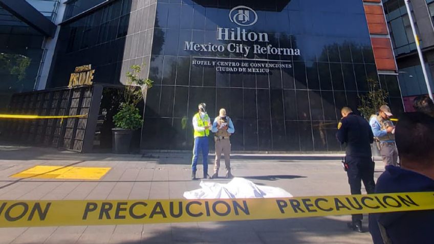 Logran identificar al hombre que se arrojó desde la ventana de un hotel en la CDMX