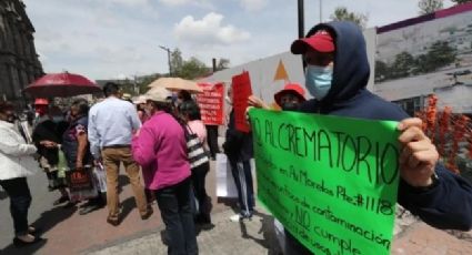 Fuchi, huele feo: Vecinos exigen al alcalde de Toluca el cierre de un crematorio