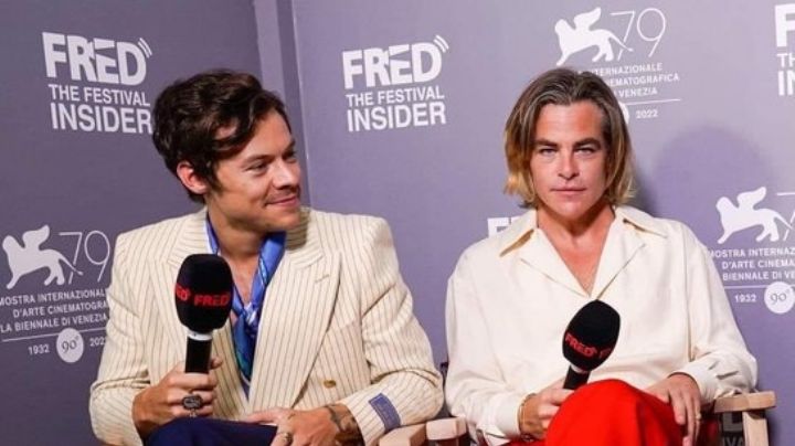 VIDEO: ¿En realidad lo hizo? Captan a Harry Styles escupirle a Chris Pine en el pantalón