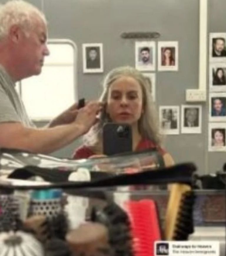 Kate del Castillo lució un pelo lleno de canas