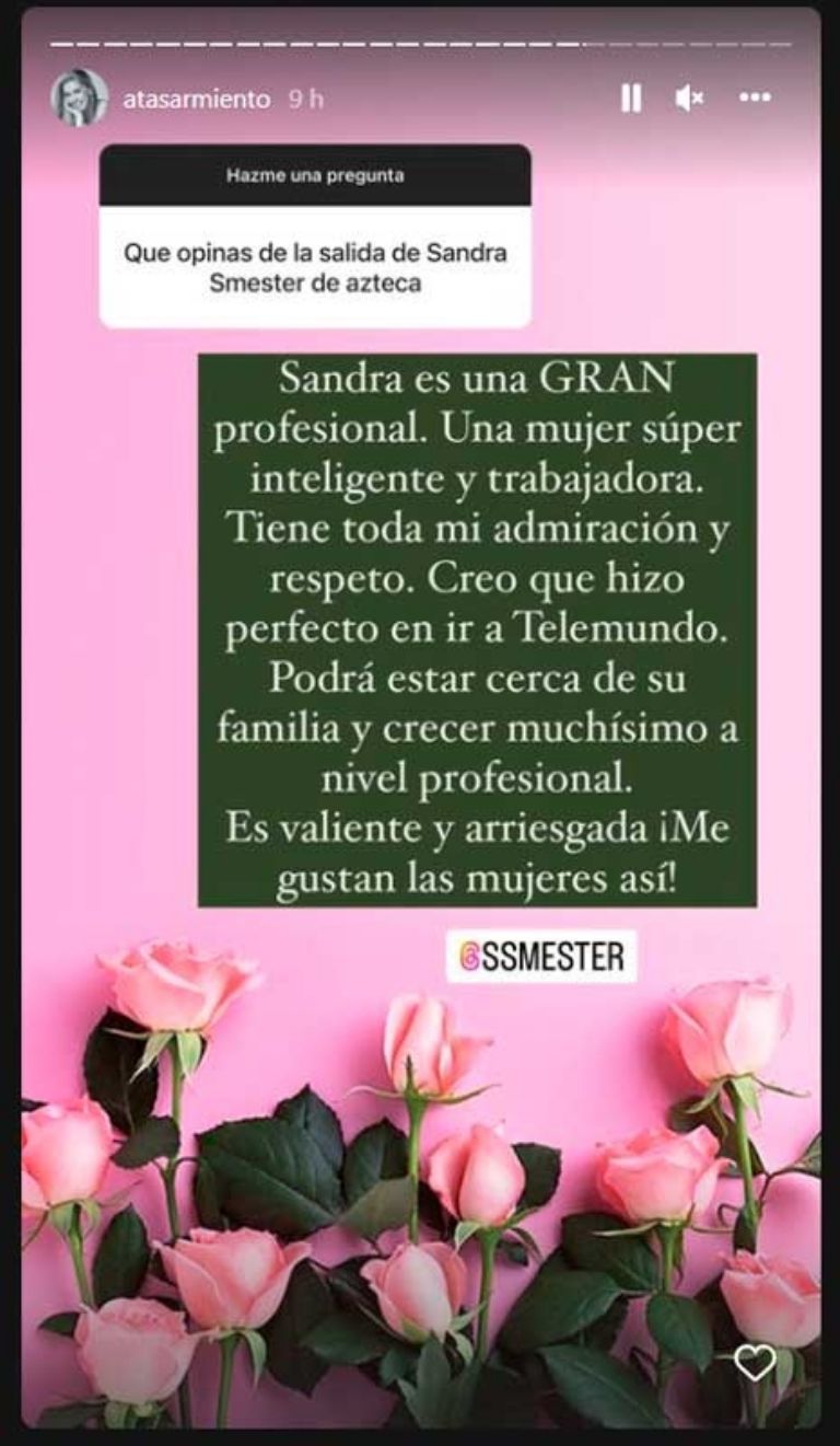 La historia de Instagram de Atala