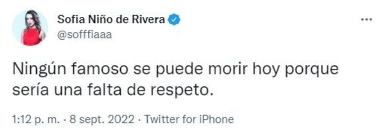 Publicación de Sofía Niño de Rivera