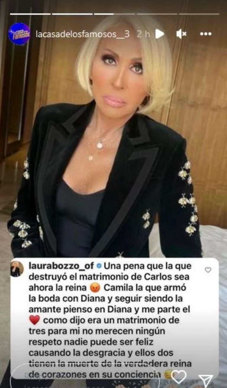 Laura Bozzo se le va con todo a Camila y Carlos