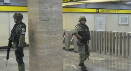 Diputados denuncian "militarización " del Metro con presencia de la Guardia Nacional