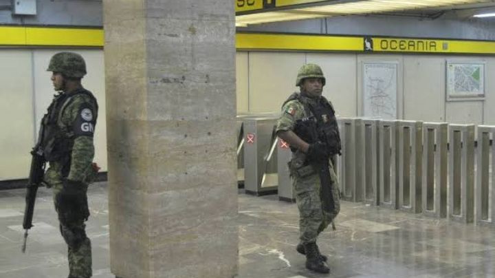 Diputados denuncian "militarización " del Metro con presencia de la Guardia Nacional