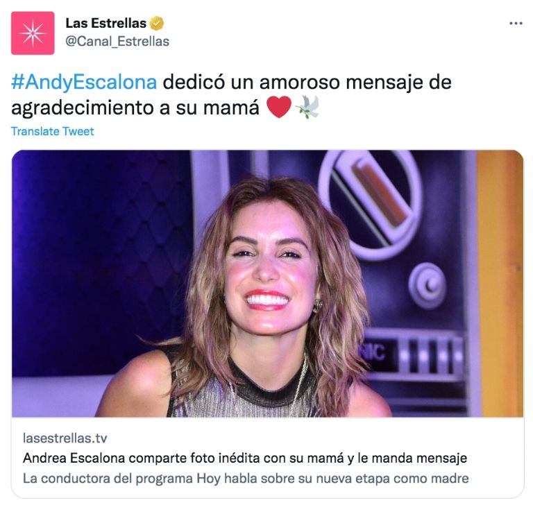 Twitter @Canal_Estrellas