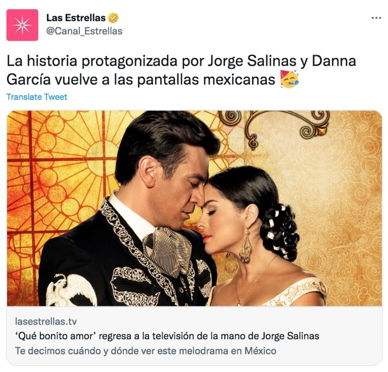 Twitter @Canal_Estrellas