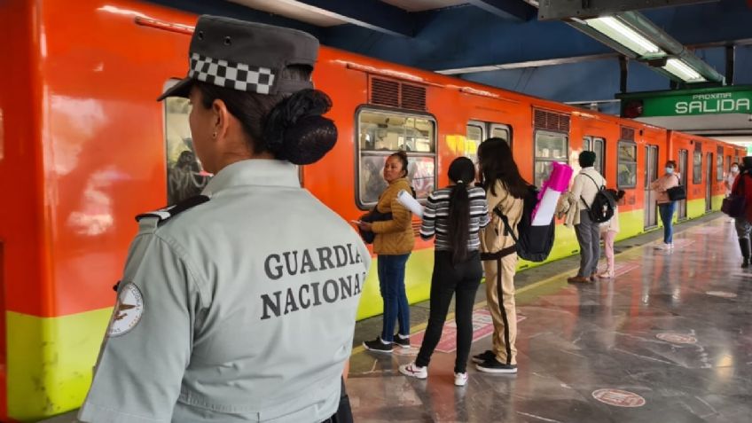 Militarización: AMLO defiende a GN en el Metro; "¿qué tal que siniestros son provocados?", dice