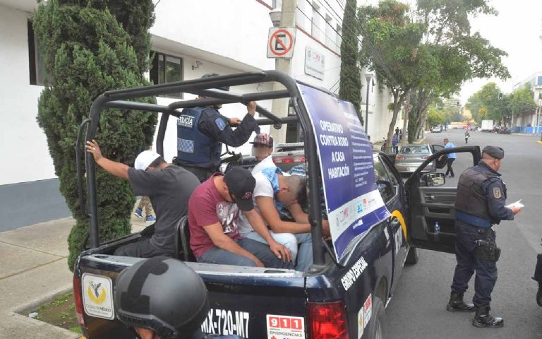 Detenidos en Tláhuac