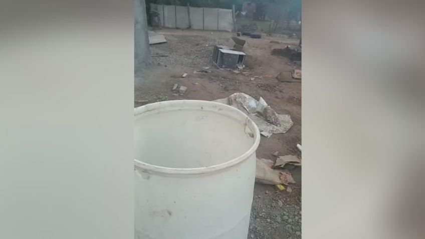 Poblado Morelos 'La Atravezada' de Empalme, tienen días sin agua; claman ayuda pobladores