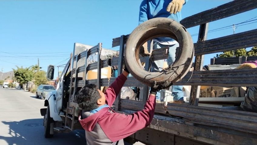Jornada de descacharre logra recolectar más de 3 toneladas en tres colonias de Guaymas