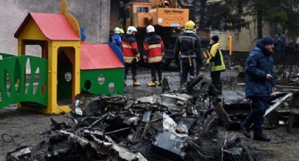 (VIDEO) Tragedia en Ucrania: Desplome de helicóptero deja 15 muertos, entre ellos el ministro de interior