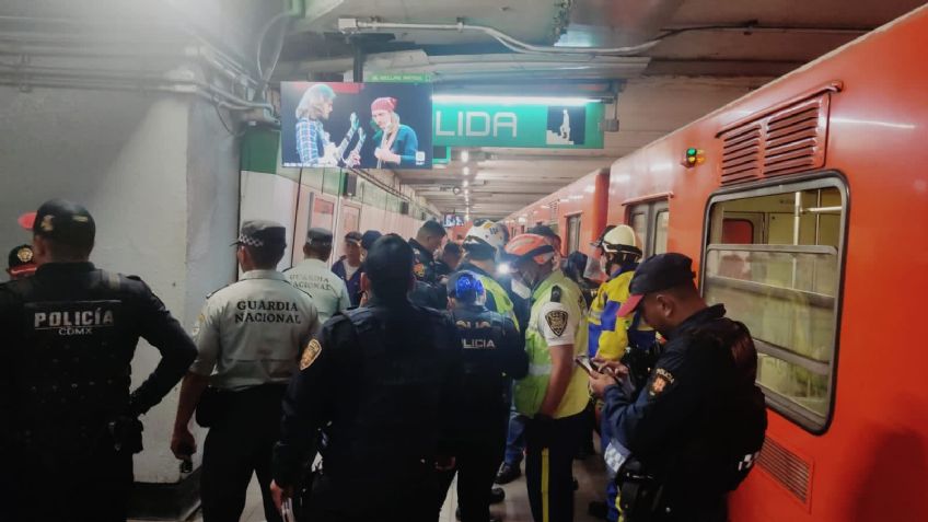 FUERTE IMAGEN: Persona salta a las vías del Metro de la CDMX y muere arrollada por tren