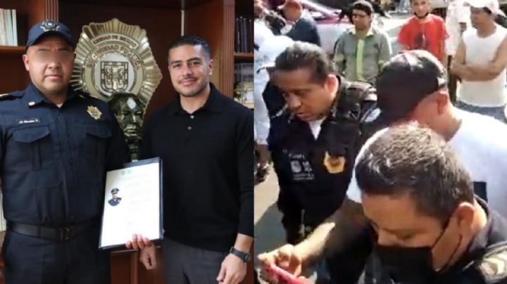 Premian al policía que abatió de un disparo a René Rojas en la alcaldía Iztapalapa