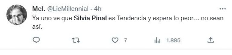 Fan se muestra preocupado por Silvia Pinal