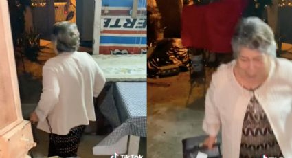 VIDEO: Ritual de año nuevo sale mal para una mujer; disparos la orillan a regresar con todo y maletas