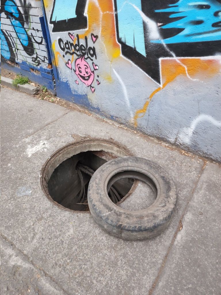 Robo de alcantarillas en CDMX