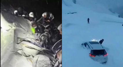 VIDEO: Se registra avalancha en una carretera; reportan 20 muertos y 8 desaparecidos