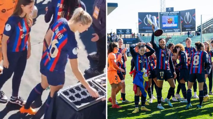 Polémica en España por entrega de medallas al Barcelona Femenino; esto dijo la federación