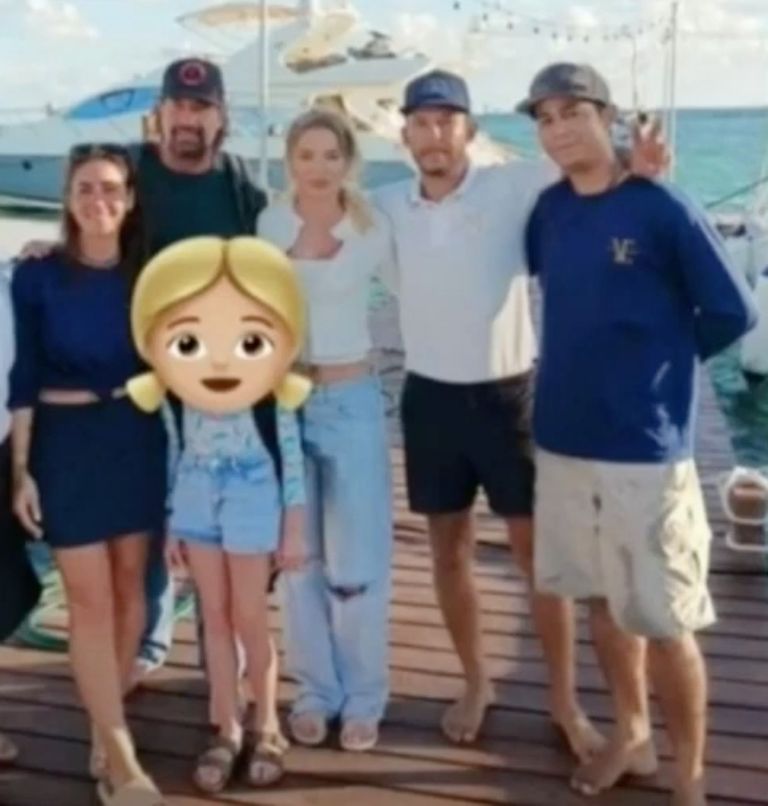 Gabriel Soto e Irina Baeva en la Riviera Maya