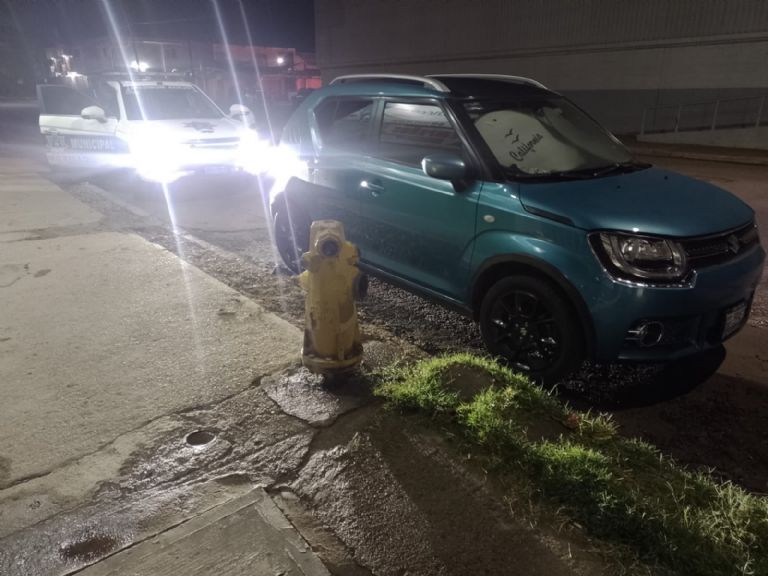 Vehículo remolcado al Corralón