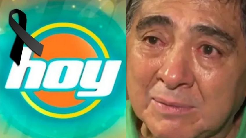 Luto en Televisa: Tras acabar de indigente y alistar su muerte, actor llega a 'Hoy' con gran tristeza