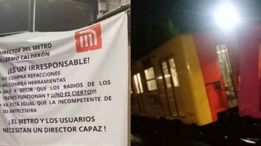 Tras tren descarrilado en El Rosario, Sindicato del Metro se defiende