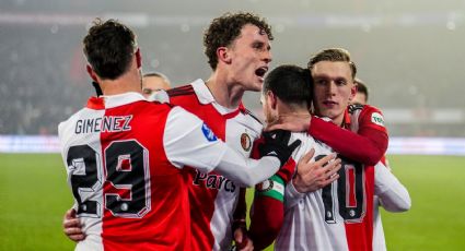 Feyenoord vs NEC Nimega: Santiago Giménez ayuda en la victoria y su equipo mantiene el liderato