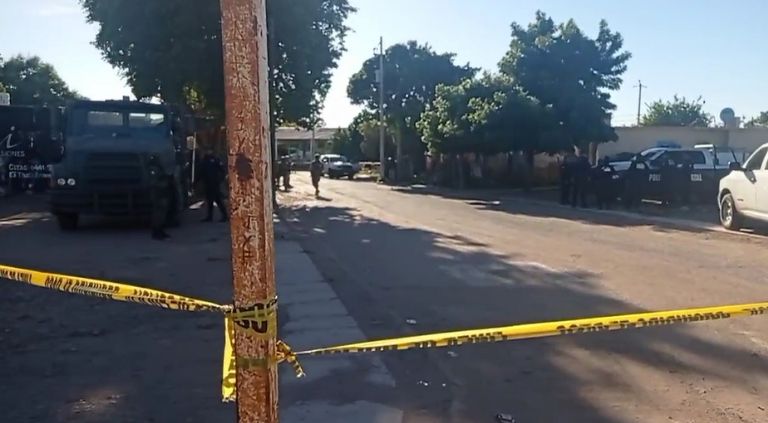 Autoridades se movilizaron por una agresión armada al norte de Ciudad Obregón. Foto: Facebook