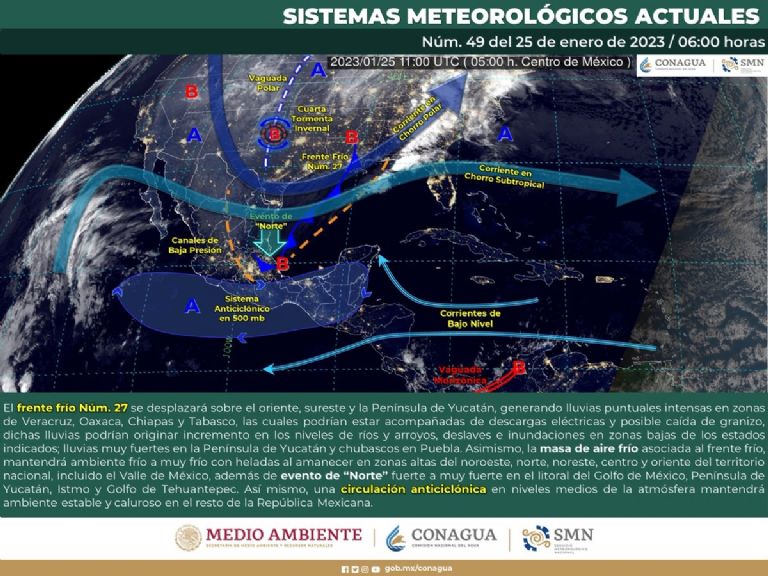 Pronóstico del clima en Sonora. Foto: Conagua