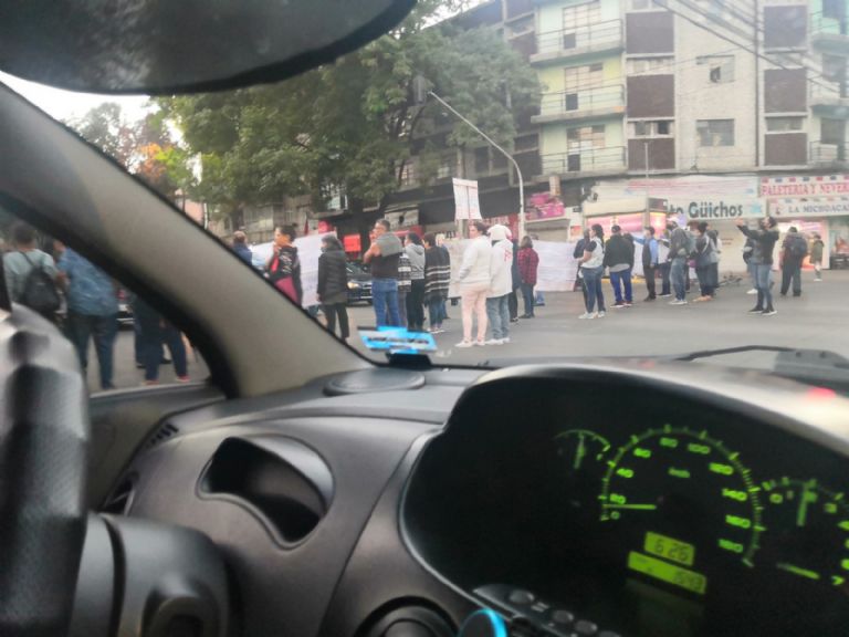 Protestas en la colonia Escandón