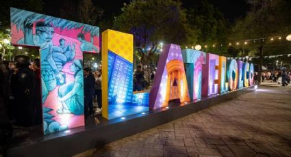 Así lucen las nuevas Letras Monumentales de Tlatelolco inauguradas por Sandra Cuevas