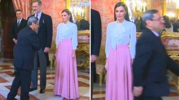 (VIDEO) Golpe a la corona: Embajador de Irán rechaza a la Reina Letizia de España; redes lo critican