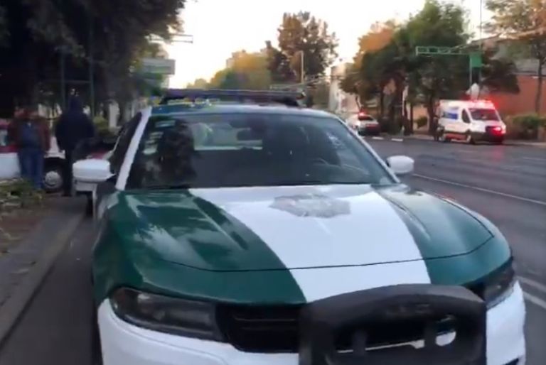 Accidente en Eje Central